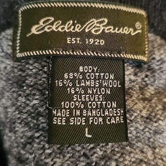 Eddie Bauer Wool Sweater L - Picture 6 of 6